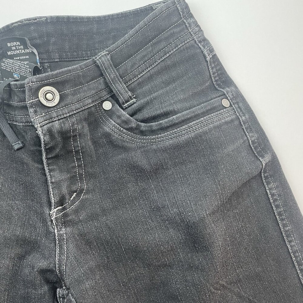 KUHL Legendary Pants Womens 2s Jeans Black 28x30 Slim - Picture 11 of 16